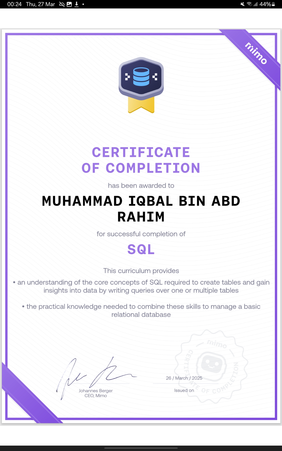 Programming Practice